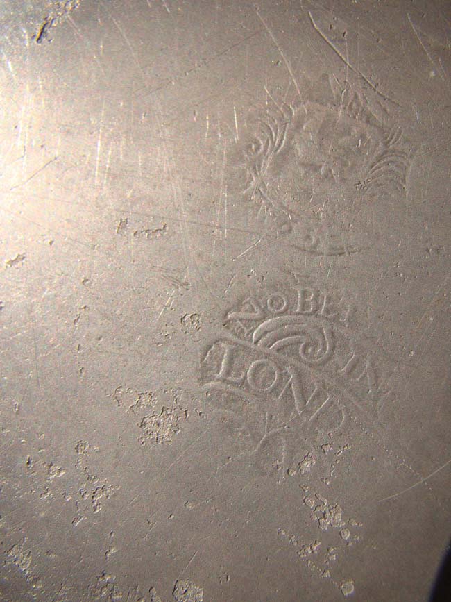 A fine 18th century English pewter charger dated 1745 made by Edward Box of London — image 3